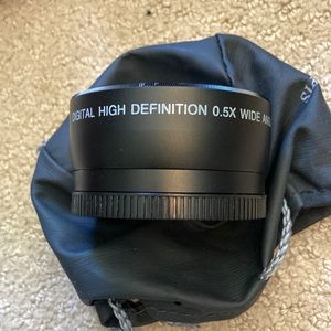 High definition .5x wide angle lens